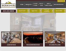 Tablet Screenshot of berkshire-apts.com